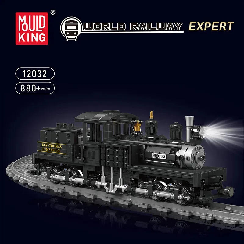 Model Kit Locomotive - Mould King Shay-Juego de construcción de