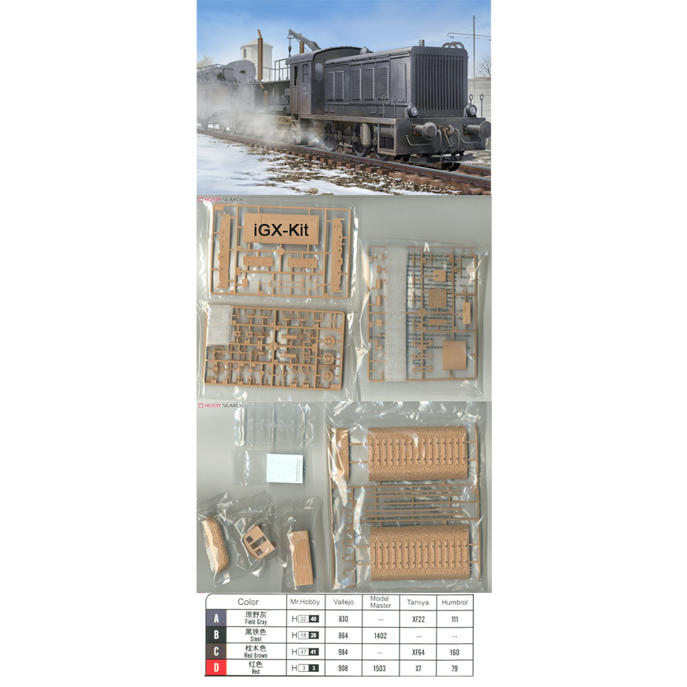 Model Kit Locomotive - Hobbyboss 82913, Locomotora Diésel WR360 C12