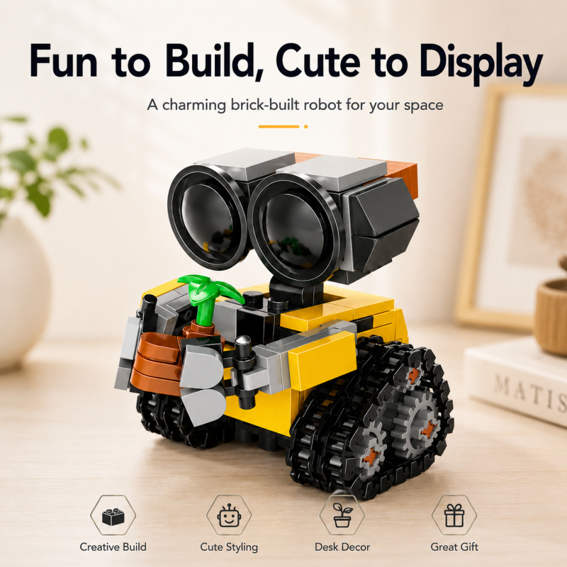Model Kit Robot - Set de Bloques de Construcción de