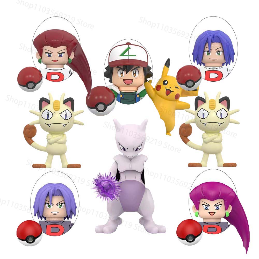 Model Kit Action Figure - Bloques de Construcción de Personajes de