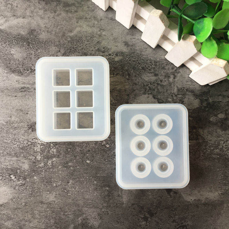 Model Kit Resin - Molde de silicona 16mm cubo cuentas
