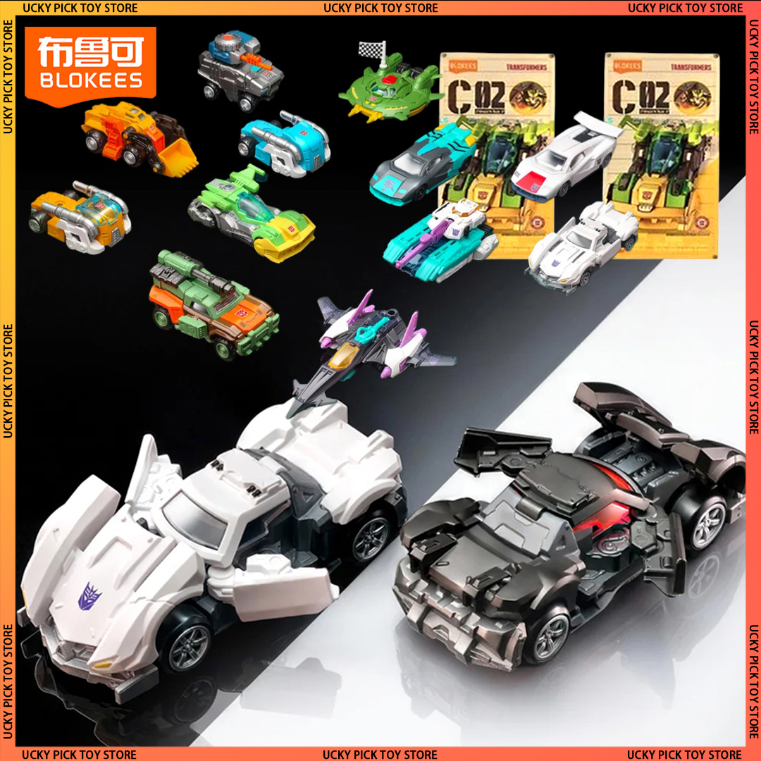 Model Kit Action Figure - Nuevo Blokees Wheels Transformers 1:64 Caja