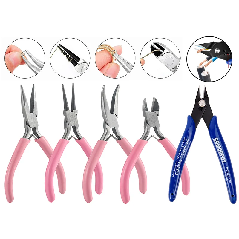Model Kit Nippers - Kit de 170 Pinzas Diagonales Electrónicas