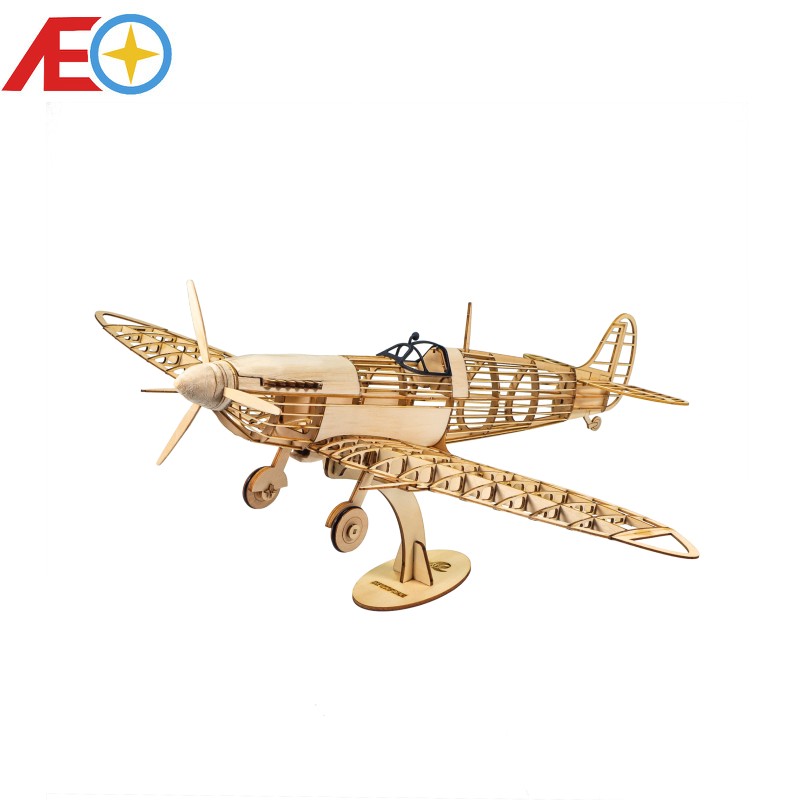 Model Kit Spitfire - AEORC VX18 1:25 Spitfire Fighter, Avión