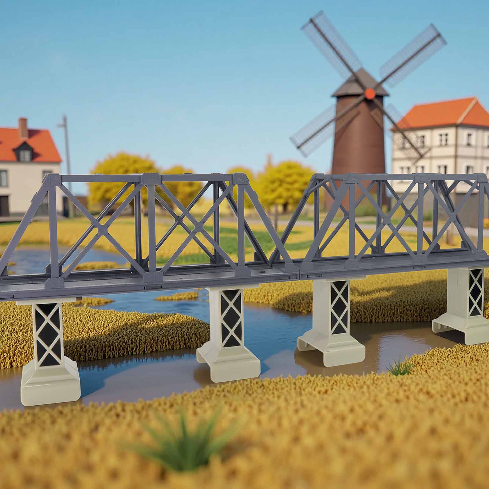 Model Kit Locomotive - Kit de puente de andén alto