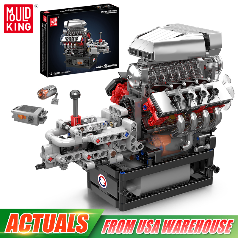 Plastic Model Paint - Mould King 10225 juguetes de motor