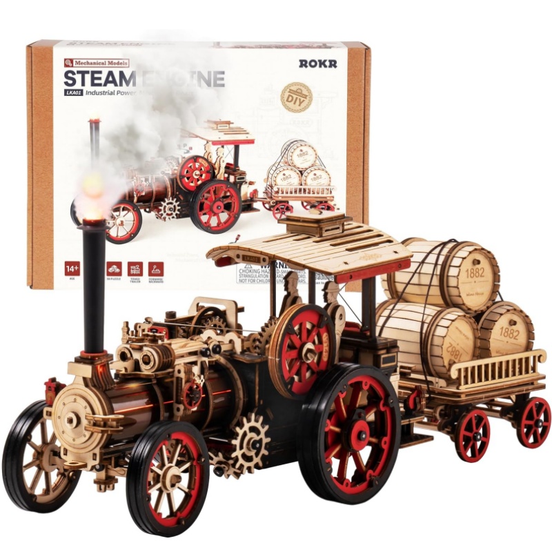 Model Kit Locomotive - Robotime Rokr Kit de construcción de