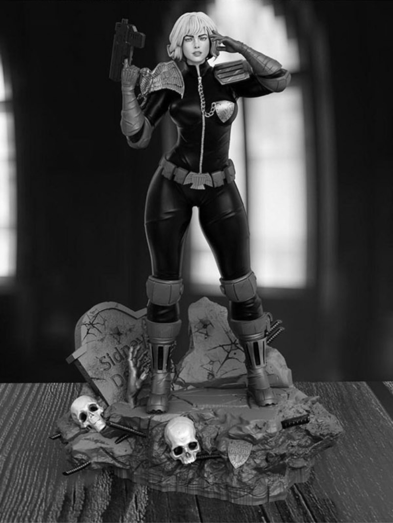 Model Kit Judge - Figura de resina Cassandra Anderson a