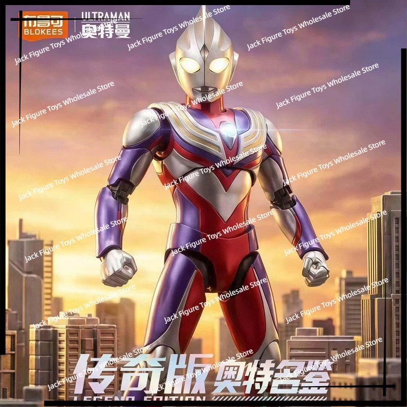 Model Kit Action Figure - Nuevo Blokees Ultraman Tiga Edición Leyenda,