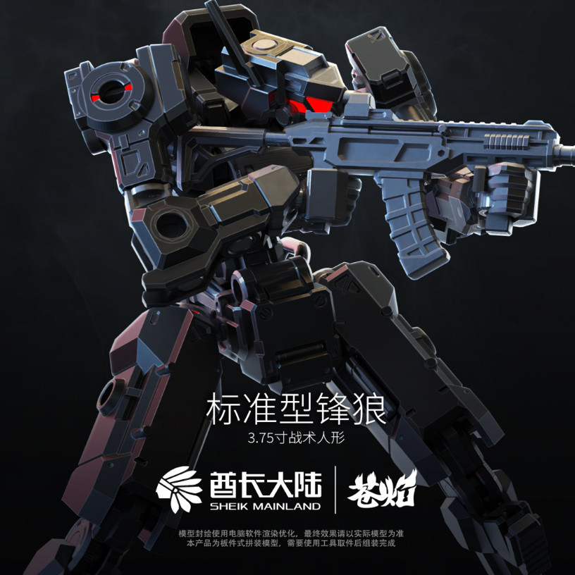 Nuevo escudo principal y 3MIN  - Model Kit China reseña y precio