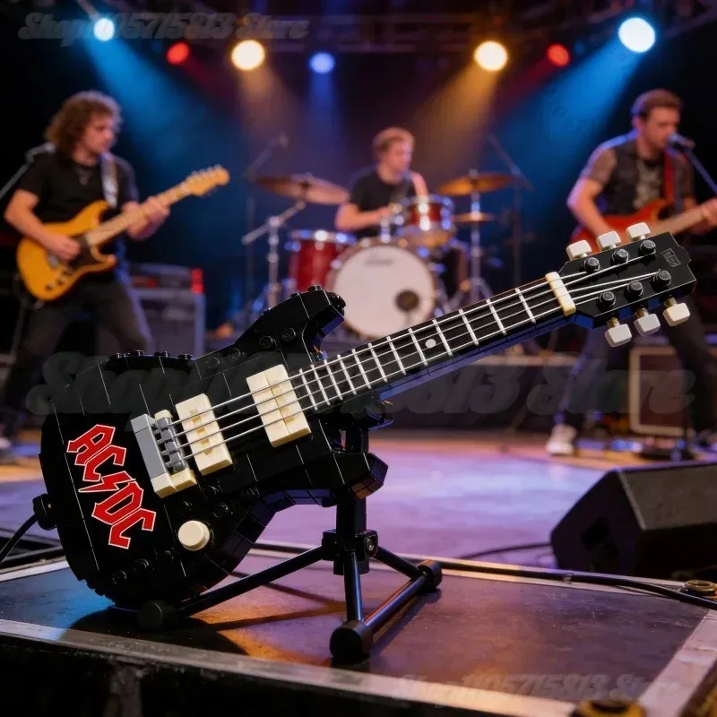 Kit de modelo de guitarra de l - Model Kit Lego reseña y precio