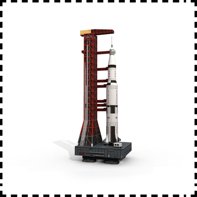 Escala 1:300 USS Saturn V Rock - Model Kit Uss Iowa reseña y precio