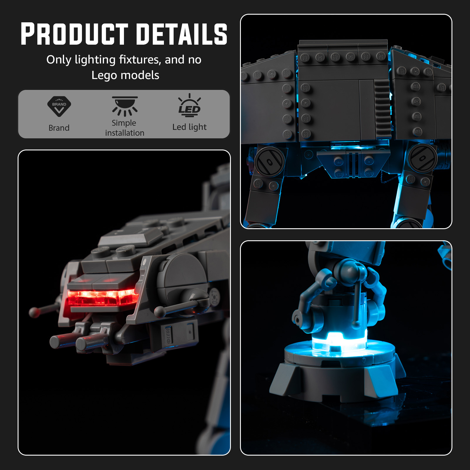 Juego de luces LED adecuado pa - Model Kit Lego reseña y precio