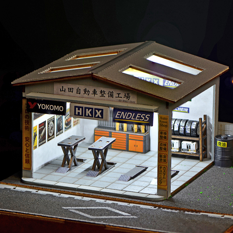 Kit de Diorama de Taller de Re - Model Kit Toy reseña y precio
