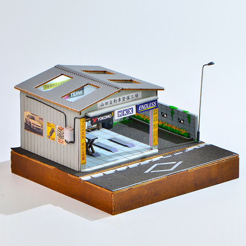 Kit de Diorama de Taller de Re - Model Kit Toy reseña y precio