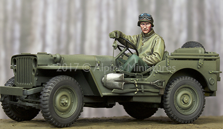 Kit de resina 1:35 US Jeep Dri - Model Kit Cangdao reseña y precio