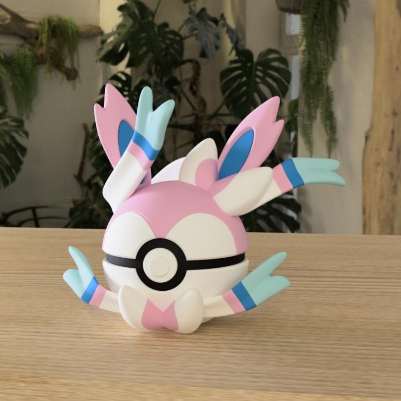 Pokemon Poke Ball Eevee Anime  - Model Kit China reseña y precio