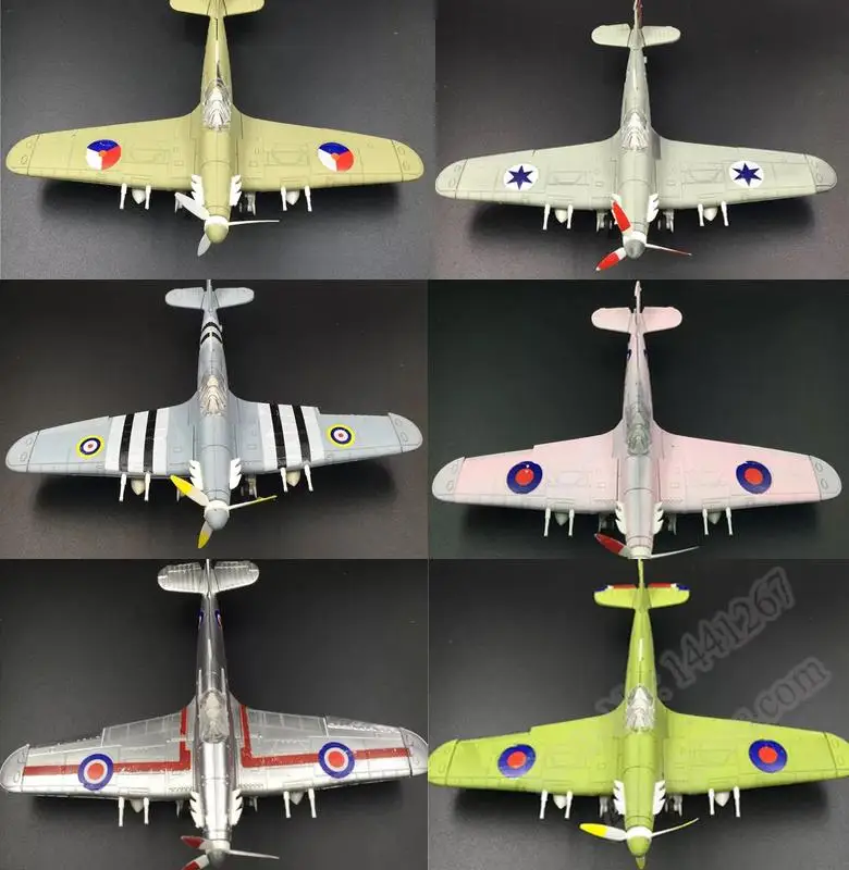 6 unids/set WWII UK Hurricane  - Model Kit Spitfire reseña y precio