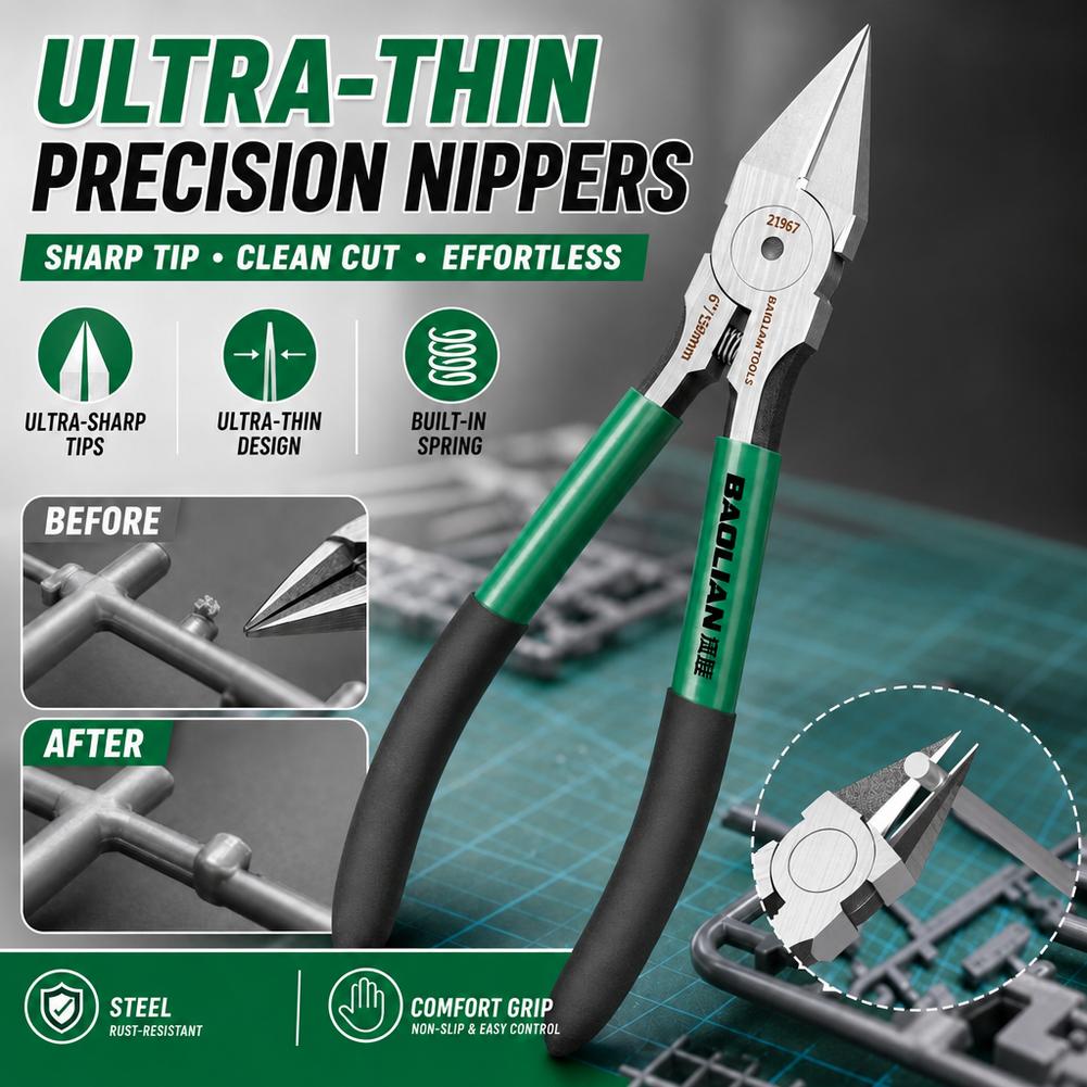 Alicates de corte ultraafilado - Model Kit Nippers reseña y precio