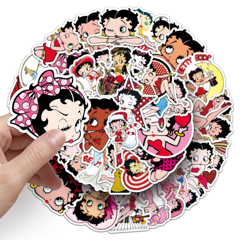 Betty Boop 50 pegatinas de alt - Model Kit Girls reseña y precio