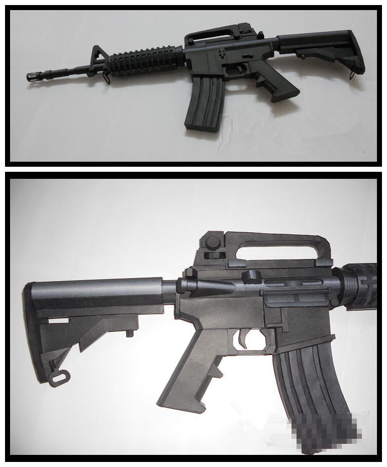 1:1 Lifesize M4A1 Colt carabin - Model Kit Lego reseña y precio