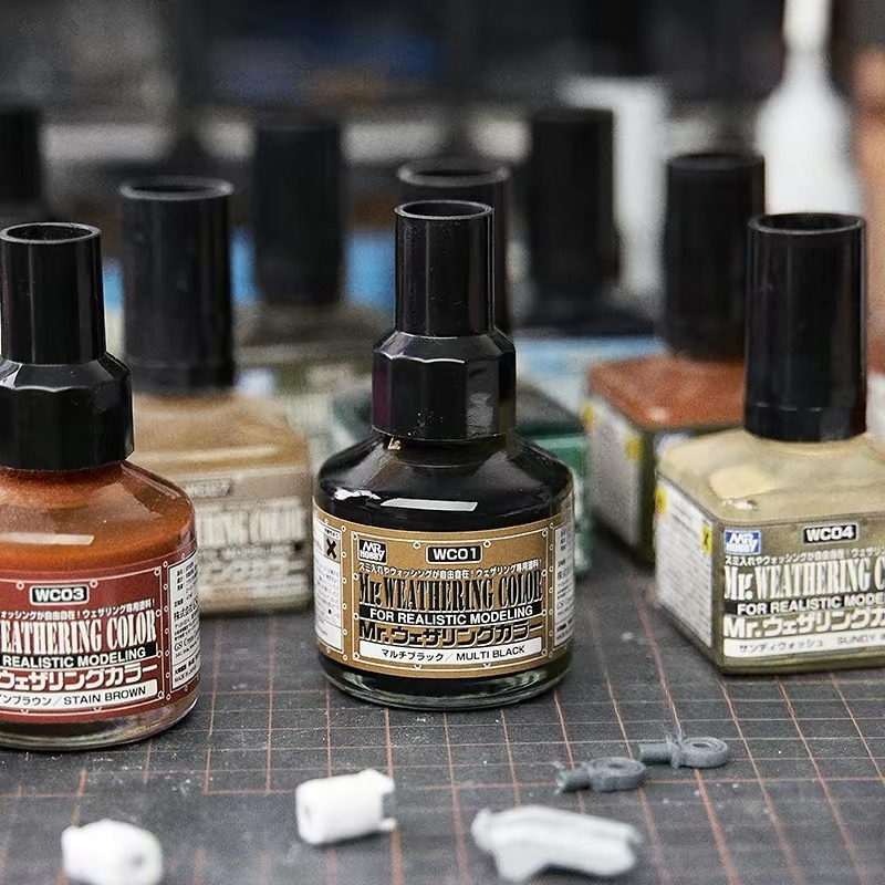 MR.HOBBY WC01-18 Efecto Enveje - Tamiya Model Paint Set reseña y precio