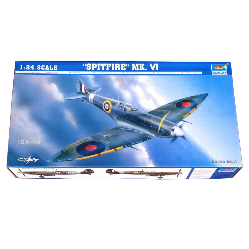 Trumpeter 02413 1:24 Spitfire  - Model Kit Spitfire reseña y precio